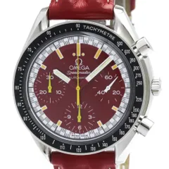 オメガ (OMEGA) スピードマスター ミハエル シューマッハ 赤文字盤 ステンレススチール レザー 自動巻き メンズ 時計 3510.61 (外装仕上げ済み)のサムネイル