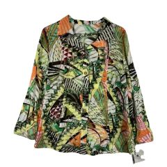 新品タグ】DRIES VAN NOTEN スカーフドッキング総柄シャツ 40 - メルカリ