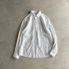 美品 / SOUTIENCOL スティアンコル / CANCLINI RE-MAKE POLO リメイクポロ リネン プルオーバー ボタンダウン シャツ/ レディース 00 / ホワイト / 日本製 / ブラウス 麻100% / トップスのサムネイル