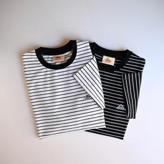 KELTY ワッペン ロゴ ボーダー Tシャツ モノトーン 接触冷感素材 ユニセックスのサムネイル