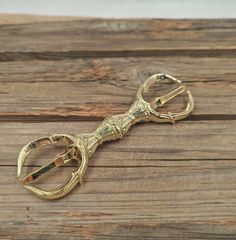 修縁堂】チベット密教 五鈷杵 金剛杵 法器法具 真鍮製 vajra13.5cm