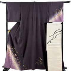 美品】 袋帯 秀品 夢想辻が花 箔 金糸 黒 六通 正絹 【中古】 - メルカリ