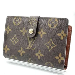 ルイヴィトン LOUIS VUITTON ポルトフォイユ ヴィエノワ モノグラム PVC 二つ折り財布 がま口財布 コンパクトウォレット ブラウン メンズ レディース ユニセックス LV ロゴ 定番 人気 ゴールド金具  レザー カジュアル ギフトのサムネイル