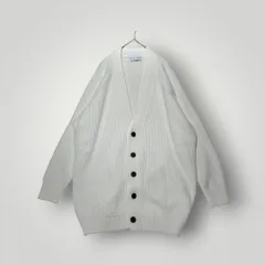 リムアーク　RIM.ARK　【UNISEX】Volume knit CD　ホワイト　白　カーディガンのサムネイル