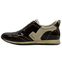 FERRAGAMO/SalvatoreFerragamo(サルバトーレフェラガモ) スニーカー 5 D レディース - ボルドー×ベージュ ガンチーニ レザーのサムネイル