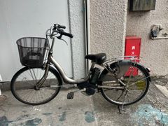 No 0611) Panasonic 電動自転車 26インチ イエロー - メルカリ