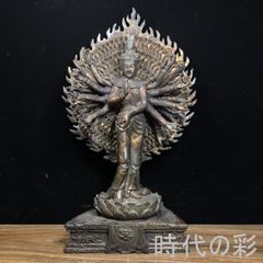 極上品 高さ57cm バリ島 マス村 細密彫刻 女神像 踊子 在銘 木彫り