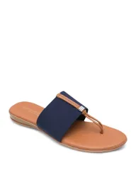 アンドレアース レディース シューズ サンダル Andre Assous Womens Nice Thong Sandals Navy ネイビーのサムネイル