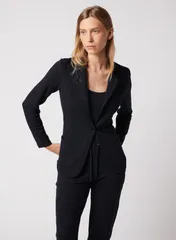 マジェスティック レディース アウター ジャケット・ブルゾン パイル ブレザー フリース Majestic Filatures French Terry Brushed Fleece OneButtoのサムネイル