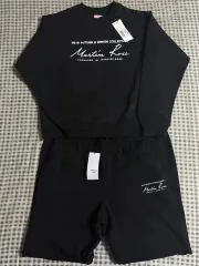 (L) Martine rose マーティン・ローズ ロゴ スウェット セットアップ ブラックのサムネイル