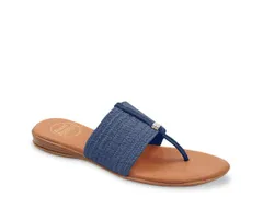 アンドレア アース レディース シューズ サンダル Andre Assous Nice Wedge Sandal Navy ネイビーのサムネイル
