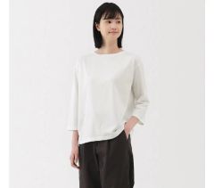 中川政七商店 バスクシャツ エルボーパッチ カットソー 日本の布ぬの