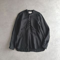 美品✨アーバンリサーチドアーズ リネンタックバックシャツ ネイビー 