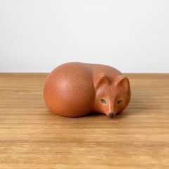 リサラーソン キツネ 左右15cmスカンセン グスタフスベリ 1970年代 リサラーソン キツネ 左右15cmスカンセン グスタフスベリ 1970年代