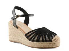 アズーラ レディース シューズ サンダル AzuraEspalli Espadrille Wedge Sandal Black ブラックのサムネイル