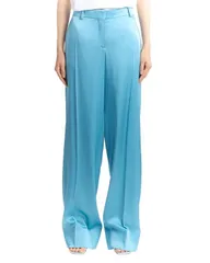 ステラマッカートニー レディース ボトムス カジュアルパンツ ワイドレッグ サテン Stella McCartney Satin Dropped Waistraight Wide Leg Pantstのサムネイル