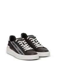 バルマン レディース シューズ スニーカー プリント Balmain Mens BCourt Printed Calfskin Trainersneakers Black ブラックのサムネイル