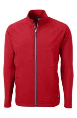 カッターアンドバック メンズ アウター ジャケット・ブルゾン ニット Cutter Buck Adapt Knit Full Zip Jacket Red レッドのサムネイル