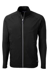 カッターアンドバック メンズ アウター ジャケット・ブルゾン ニット Cutter Buck Adapt Knit Full Zip Jacket Black ブラックのサムネイル