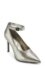 カール ラガーフェルド レディース シューズ ヒール アンクル KARLAGERFELD PARISury Ankle Strapumpewter ピューターのサムネイル