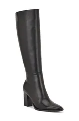 ナインウェスト レディース シューズ ブーツ・レインブーツ Nine West Zazz Knee High Boot Black 002 ブラックのサムネイル