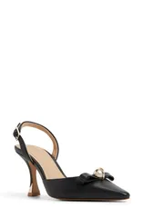 テッドベーカー レディース シューズ ヒール Ted Baker London Sienna Slingback Pointed Toe Pump Black ブラックのサムネイル