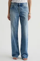 エージー レディース ボトムス デニムパンツ ストレート ジーンズ AG Billie Lowaistraight Leg Jeansierra Meadowのサムネイル