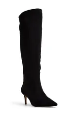 アルド レディース シューズ ブーツ・レインブーツ ALDO Kaylynn Pointed Toe Knee High Boot Black ブラックのサムネイル