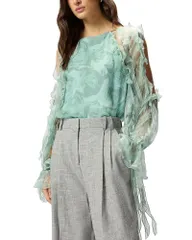 ピンコ レディース トップス シャツ シルク ブラウス PINKO Saiak Silk Blouse Vgvのサムネイル