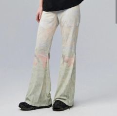 JUEMI Flocky Tulle Flare Pants - メルカリ
