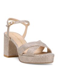 スチュアート ワイツマン レディース シューズ サンダル プラットフォーム Stuart Weitzman Womens Dayna Platform 80 Sandals Poudre