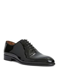 ブルーノマグリ メンズ シューズ ドレスシューズ オックスフォード ワンピース レース Bruno Magli Mens Angelo Patent Lace Up Oxford Dress Shoeのサムネイル