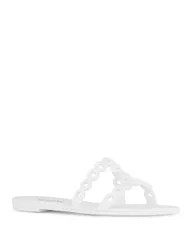 アクアズーラ レディース シューズ サンダル Aquazzura Womens Infinity Chain Jelly Sandals White ホワイトのサムネイル