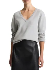 ヴィンス レディース アウター ニット・セーター Vネック Vince V Neck Sweater Pale Tideのサムネイル