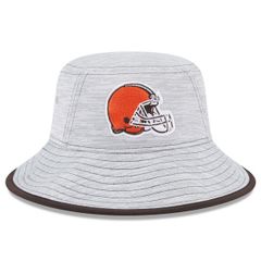 뉴 엘라 남성 액세서리 모자 Mens New Era Gray Cleveland Browns Game Bucket Hat Gray 회색