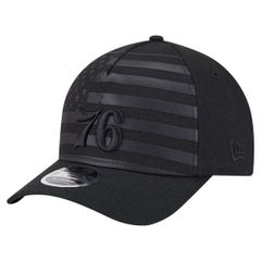 뉴엘라 남성 액세서리 모자 Mens New Era Black Philadelphia 76ers Game Day Flag AFrame 9FORTY Adjustable Hat
