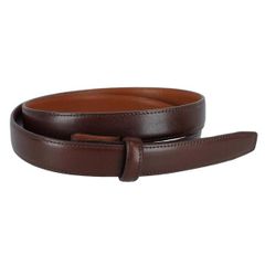 極美品 HERMESエルメス リバーシブルベルト 本体 ブラウン×キャメル 85