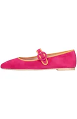 プリティ・バレリーナ レディース シューズ パンプスエード Pretty Ballerinasquare Toe Suede Mary Jane Pink ピンクのサムネイル