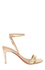 サントーニ レディース シューズ ヒール サンダル レザー Santoni Leather highheel sandal Gold ゴールドのサムネイル