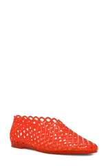 スティーブ マデン レディース シューズ パンプス Steve Madden Grove Jelly Flat Red レッドのサムネイル