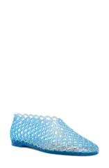 スティーブ マデン レディース シューズ パンプス Steve Madden Grove Jelly Flat Blue ブルーのサムネイル