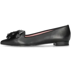 プリティ・バレリーナ レディース シューズ パンプス Pretty Ballerinas Pointed flower ballet flat Black ブラックのサムネイル