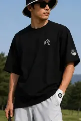 マルボンゴルフ ラウンド 半袖 Tシャツ (ブラック) 出品のサムネイル