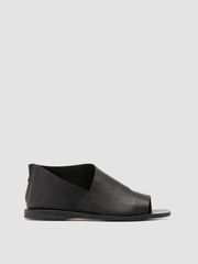オフィチーネクリエイティブ レディース シューズ パンプス レザー Officine Creative Itaca 046 Leather PeepToe Shoes Black ブラック