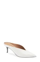 ステラマッカートニー レディース シューズ パンプス Stella McCartney Brushed Pointed Toe Mule Pump White ホワイトのサムネイル