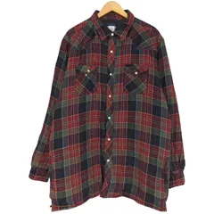 ラングラー Wrangler ウエスタンヨーク チェック柄 シャツジャケット メンズ JPN：XL のサムネイル