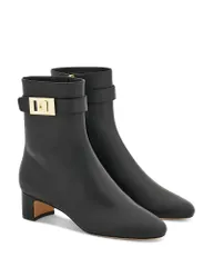 フェラガモ レディース シューズ ブーツ・レインブーツ FERRAGAMO Womens Elizia 40 Boots Neroのサムネイル