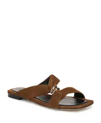 ヴィンス レディース シューズ サンダル レザー Vince Womens Vilma Leather Slide Sandals Elmwoodのサムネイル