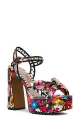 ベッツィジョンソン レディース シューズ ヒール プラットフォーム サンダル Betsey Johnson Shelley Platform Sandal Bright Multi マルチカラーのサムネイル