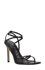 カルバンクライン レディース シューズ パンプス サンダル Calvin Klein Tegin Sandal Black 001 ブラックのサムネイル
